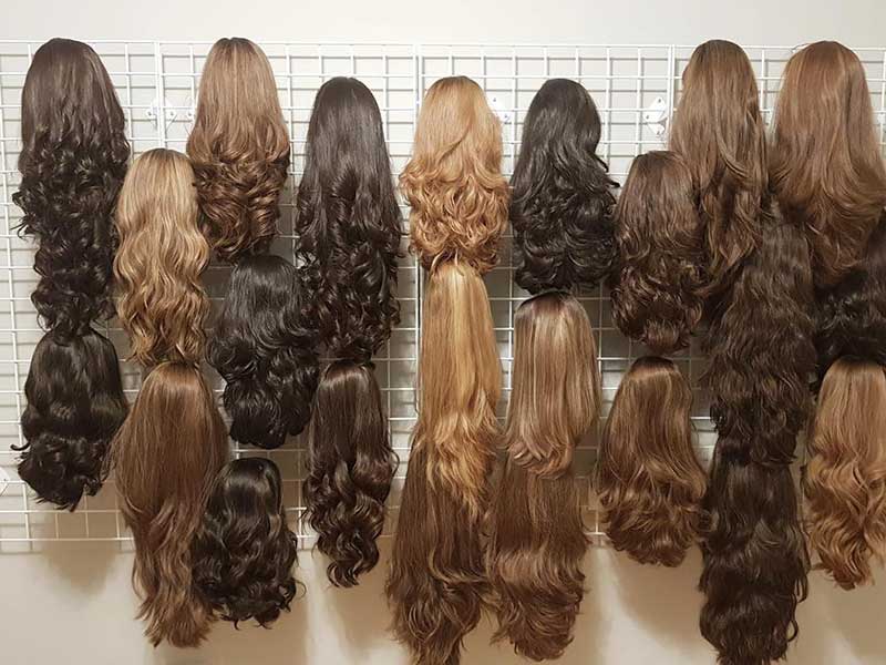 Human Hair Wig Photos and Images