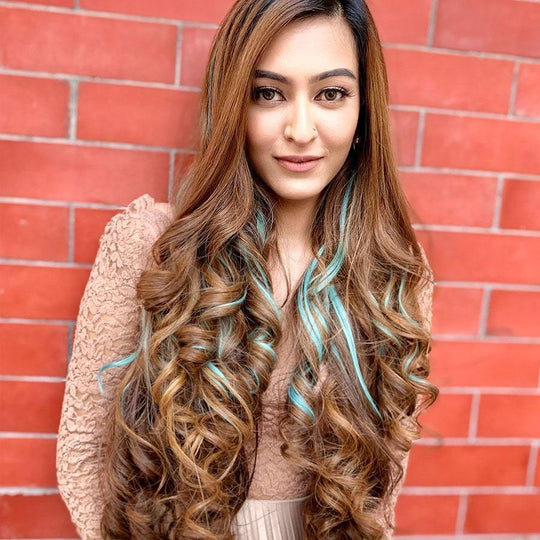 How to Apply Colored Clip-in Hair Extensions
