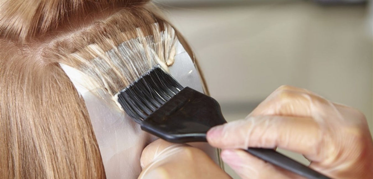 Foil hair highlightging procedure